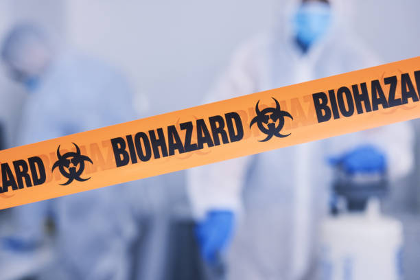 Professional Biohazard Cleanup technician working in Ingalls, IN